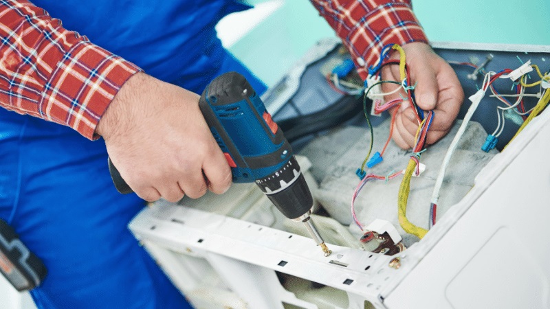 Yenimahalle Şenocak Şenocak çamaşır makinesi kart tamiri – Su almama arızası orijinal parça ile giderildi. - Teknik servis örneği